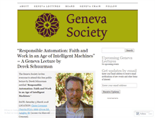 Tablet Screenshot of genevasociety.org